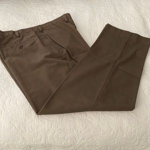 IZOD khaki brown (Not true to size) labeled 40 X 32, more like 36 X 32